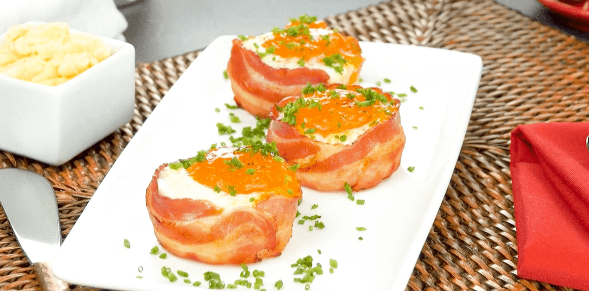 Bacon-Eier-Muffins & Bacon-Taco