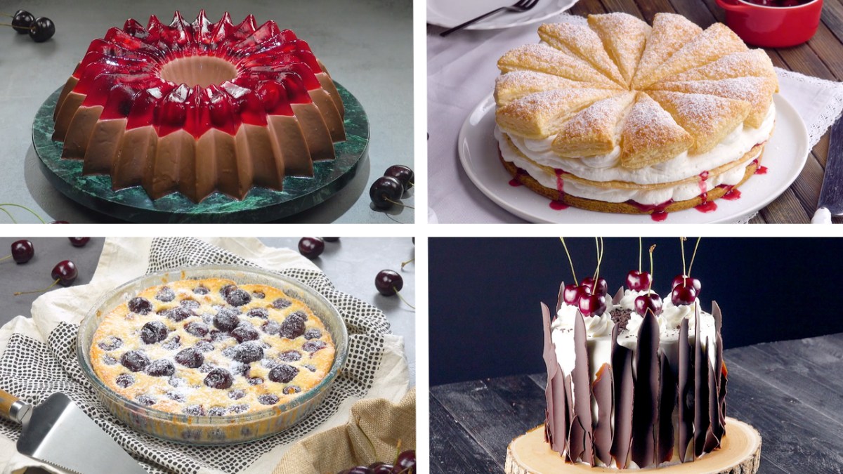 5 postres deliciosos con cerezas | Riquísimos pasteles de cereza