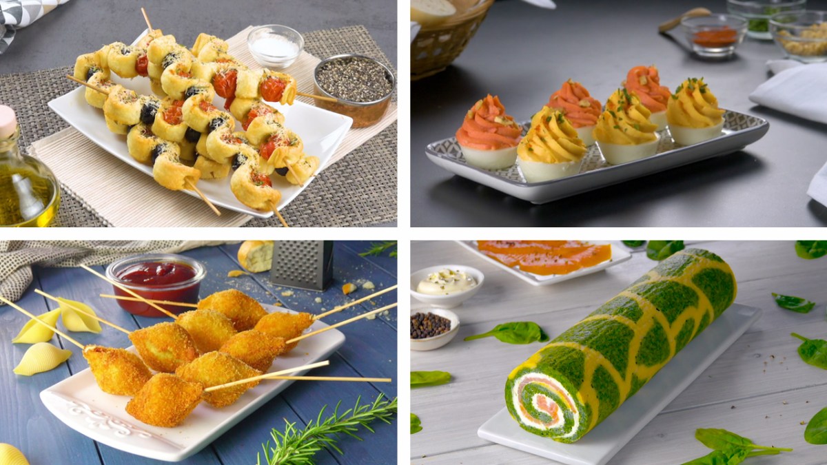 10 refinados aperitivos | Tapas rápidas