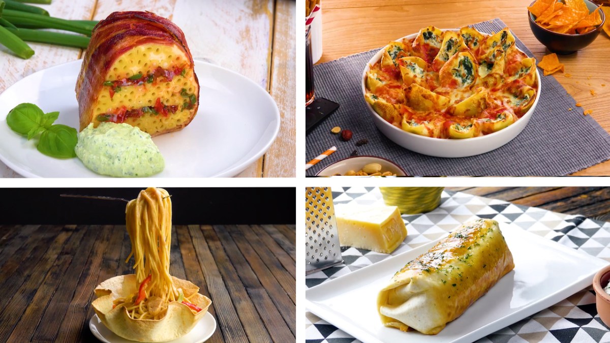 15 recetas de pasta muy creativas y sabrosas