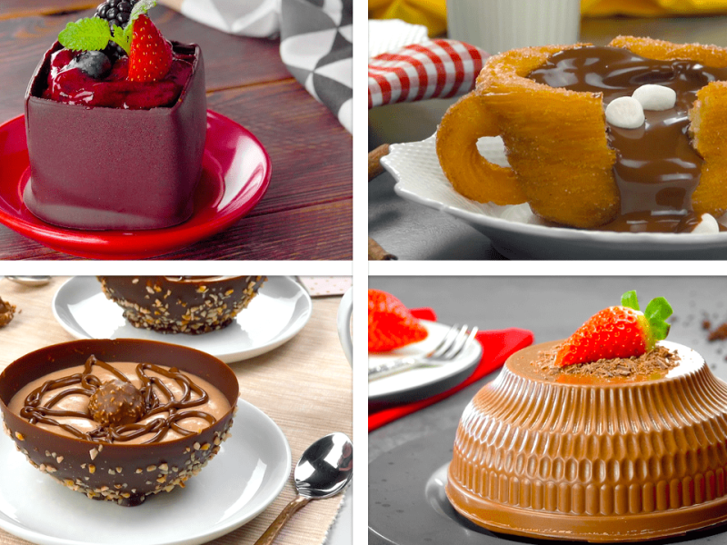 5 creativos postres con chocolate | Recetas de postres