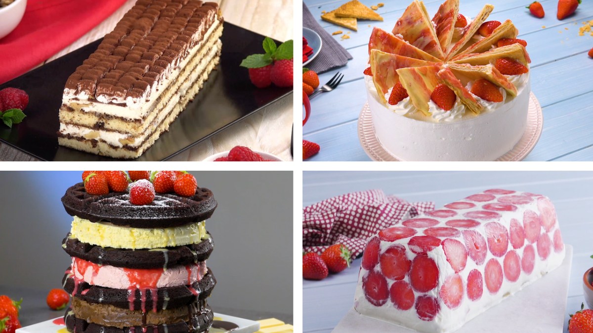 6 pasteles fresquitos con helado | Pastel helado | Tarta helada