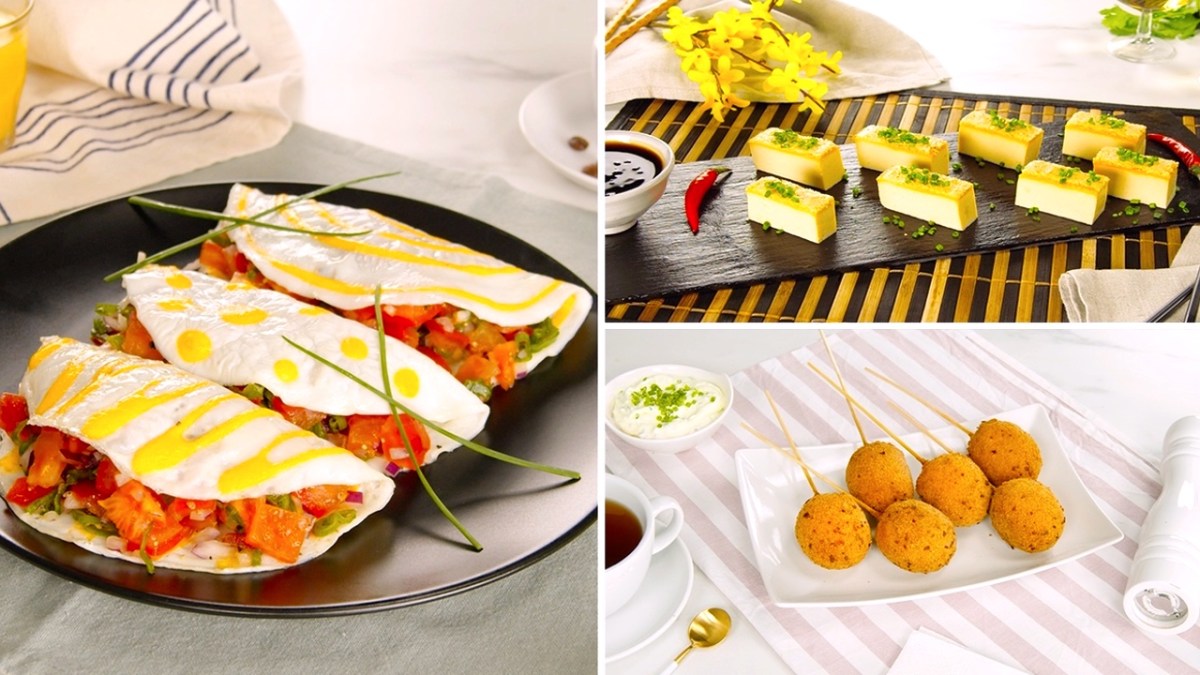 3 recetas con huevos. Fáciles