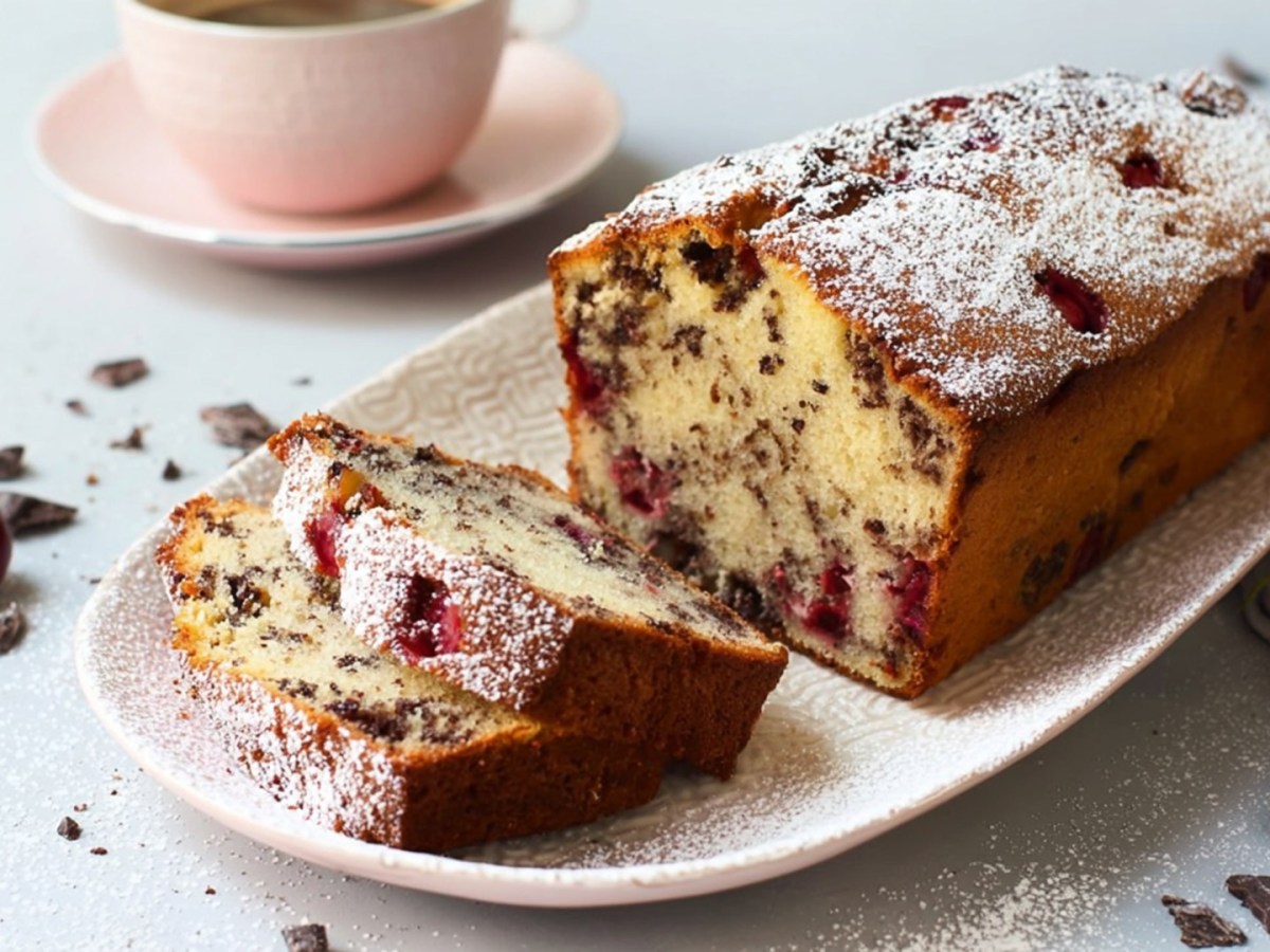 Para fiestas familiares, cumpleaños o simplemente para disfrutar: pastel de cereza y stracciatella